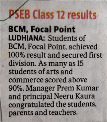 School Toppers of XII Board Results