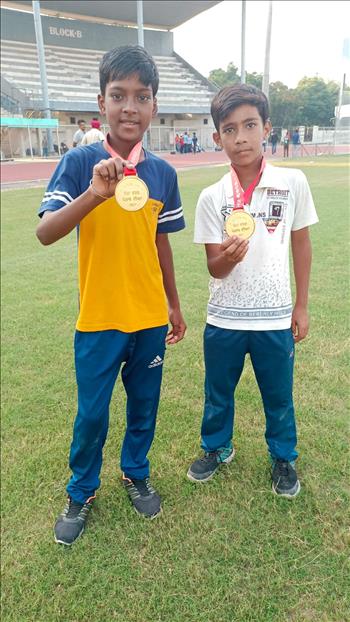 Two students won Gold Medal in State Kheda Vatan Punjab Diya 2022