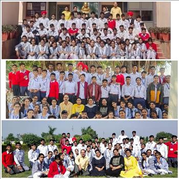 An educational trip was organised by our school for students of IX and XI at Kurukshetra 